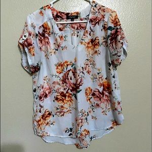 White floral Blouse
